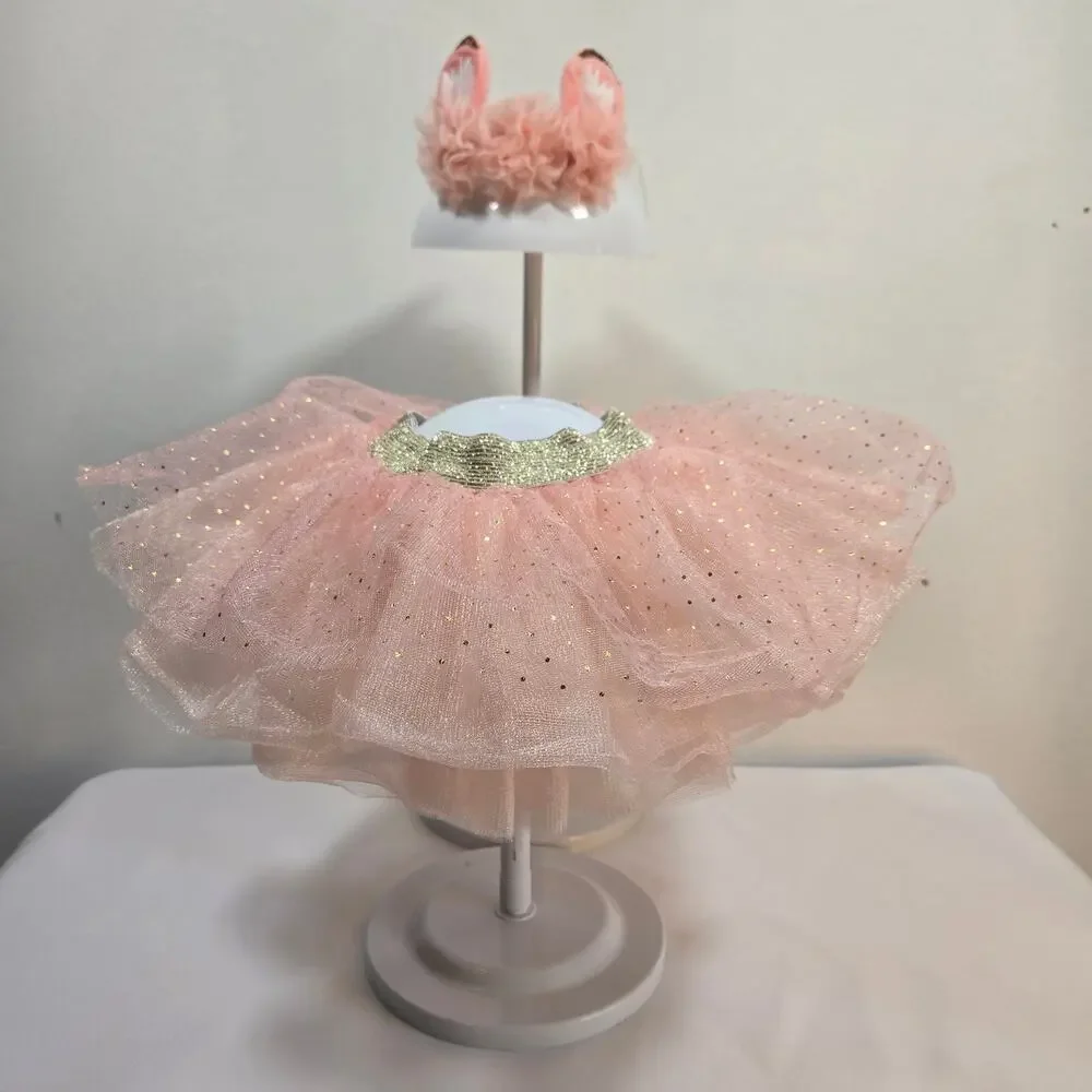 Photography Prop Bundle  Angel, Lace Body Suit, Fox, And Newsboy. Size 0-12